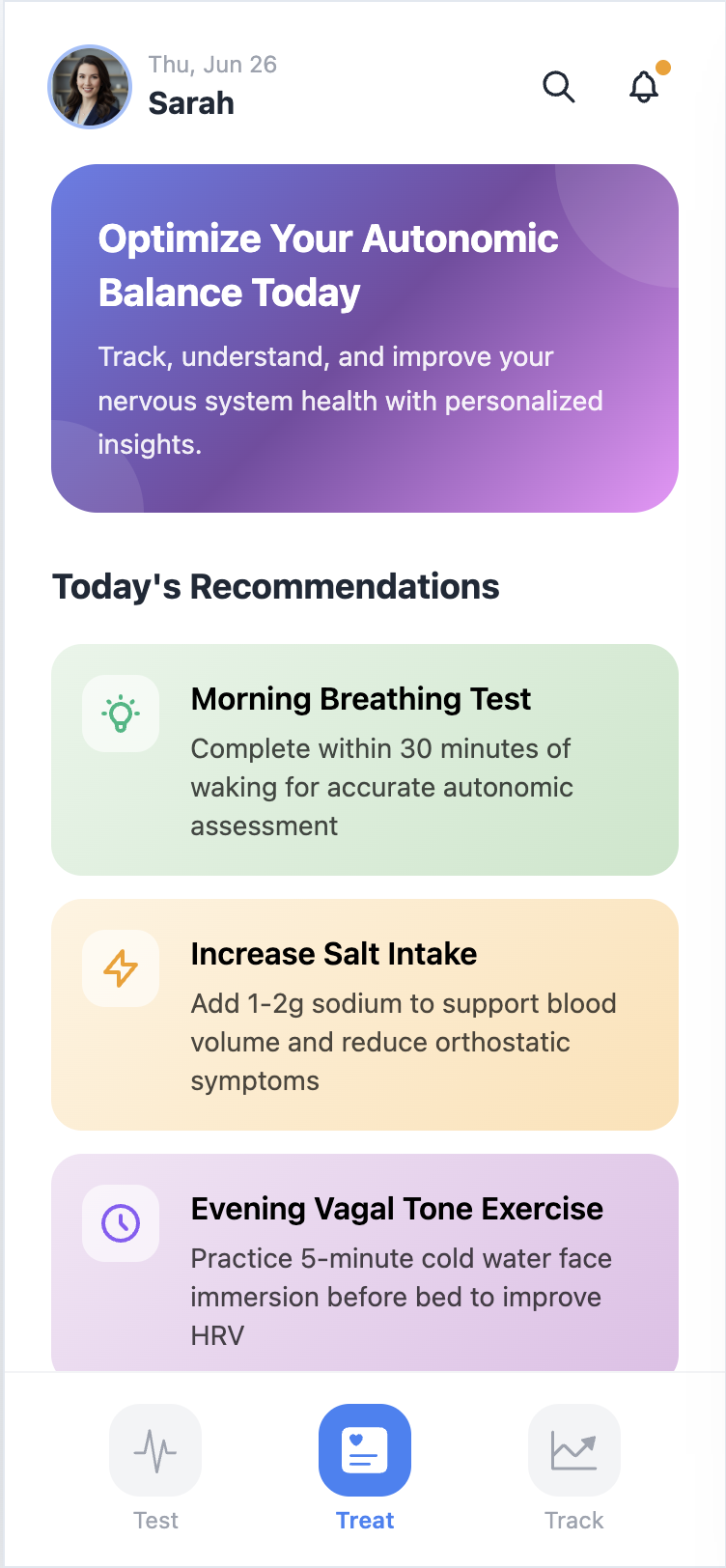 Daily Recommendations